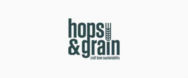 Hops & Grain Craft Beer Sustainability logo