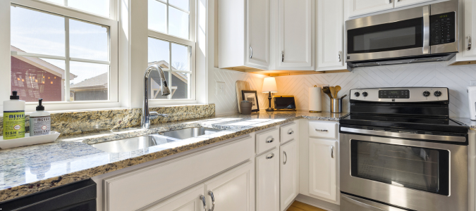 a clean kitchen